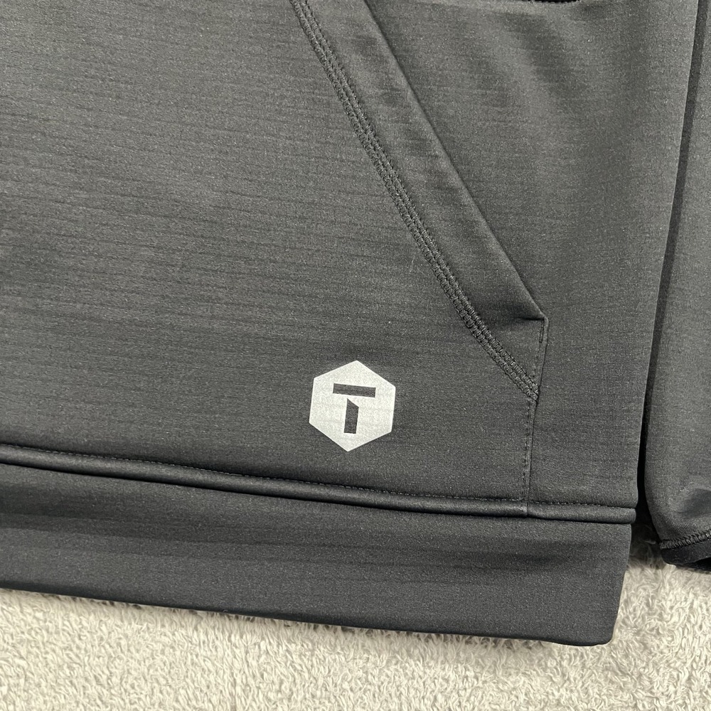 Truewerk M2 Grid Pullover Hoodie Mens Medium Black Technical Fleece Performance - Picture 3 of 14